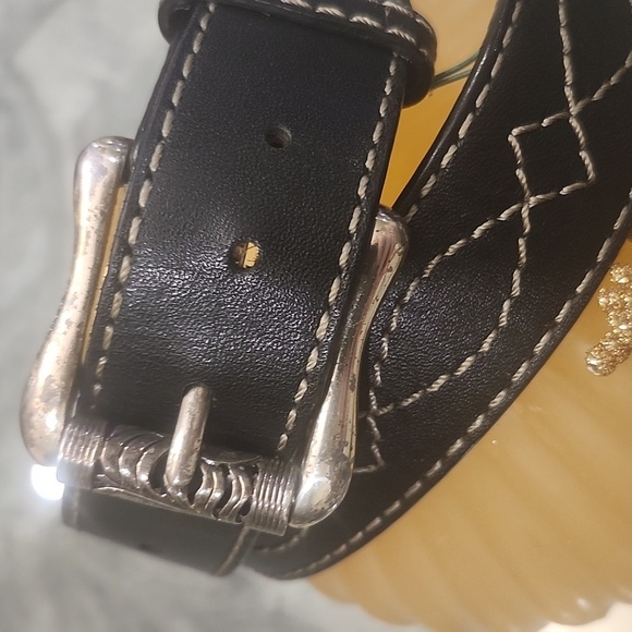 Ariat Men's Western Black Leather Belt 30 31 32 33 34 - Picture 3 of 11